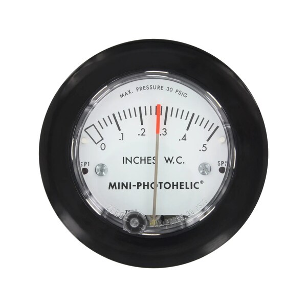 Pressure Switch, SPDT, 1/8" MNPT, 0 to 2.0 in H2O Range